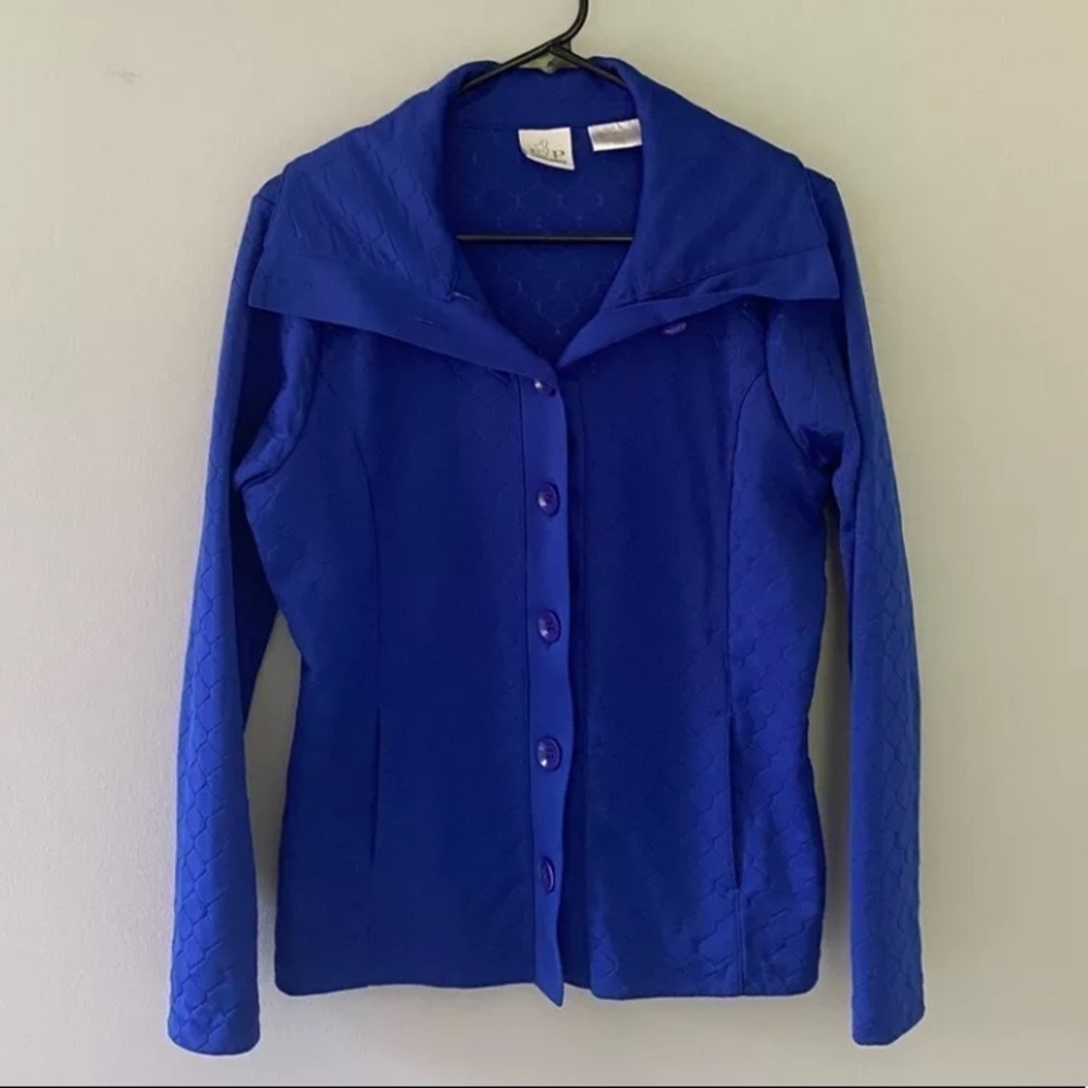 EP Pro Quilted Golf Jacket Blue Purple Women's M